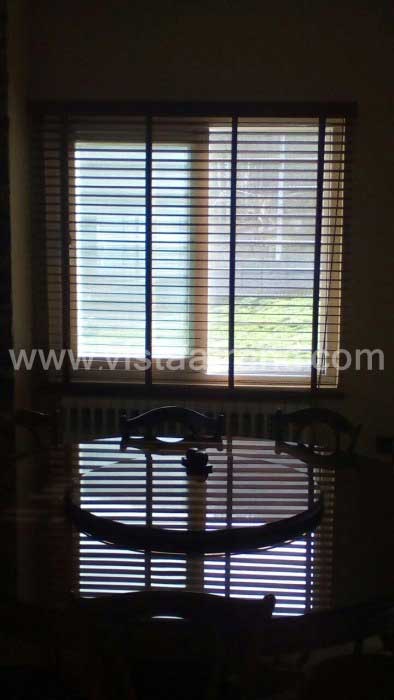 پروژه فروش و نصب پرده کرکره چوبی ویلای شمال