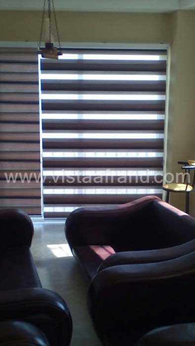 پروژه فروش و نصب پرده کرکره چوبی ویلای شمال