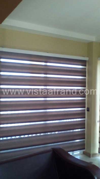 پروژه فروش و نصب پرده کرکره چوبی ویلای شمال