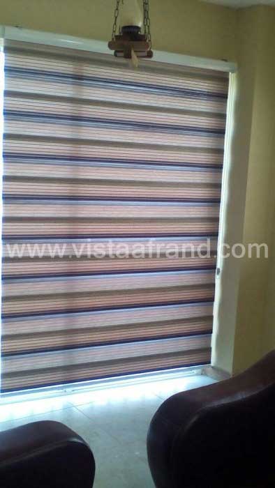 پروژه فروش و نصب پرده کرکره چوبی ویلای شمال