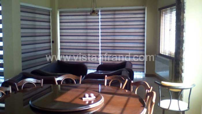 پروژه فروش و نصب پرده کرکره چوبی ویلای شمال