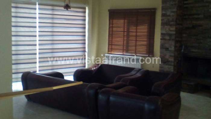 پروژه فروش و نصب پرده کرکره چوبی ویلای شمال