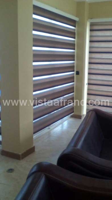 پروژه فروش و نصب پرده کرکره چوبی ویلای شمال