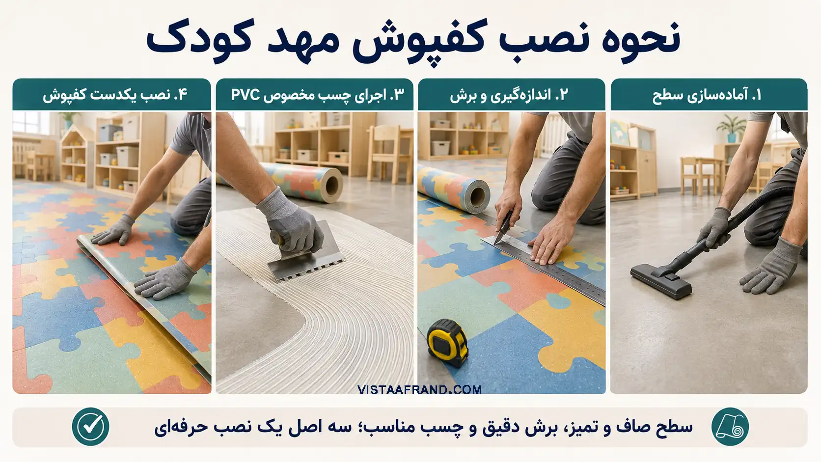 نصب کفپوش مهد کودک