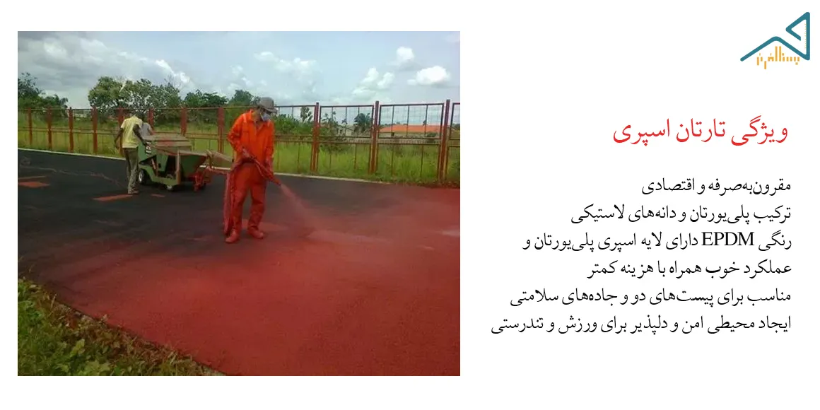 کفپوش ورزشی تارتان تارتان اسپری شده