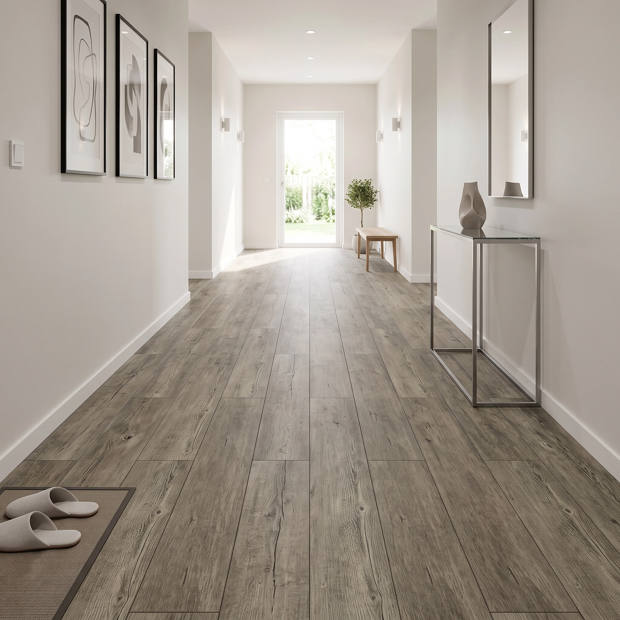 IK vinyflex PVC Strip Tile Flooring Code 6023