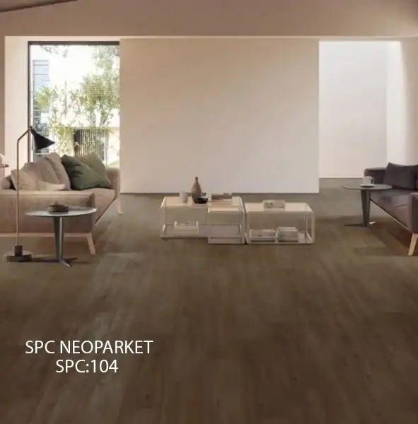 پارکت ضد آب SPC برند Neoparket مدل Chanel 104 - بسته 1.81 متری
